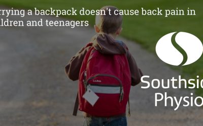 Backpacks, Back Pain and Back to School